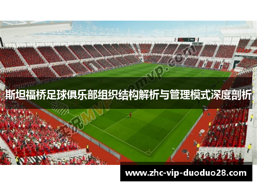 斯坦福桥足球俱乐部组织结构解析与管理模式深度剖析